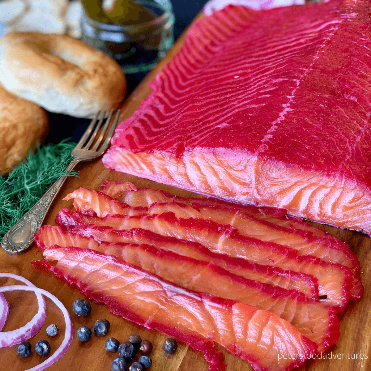 salmon gravalax