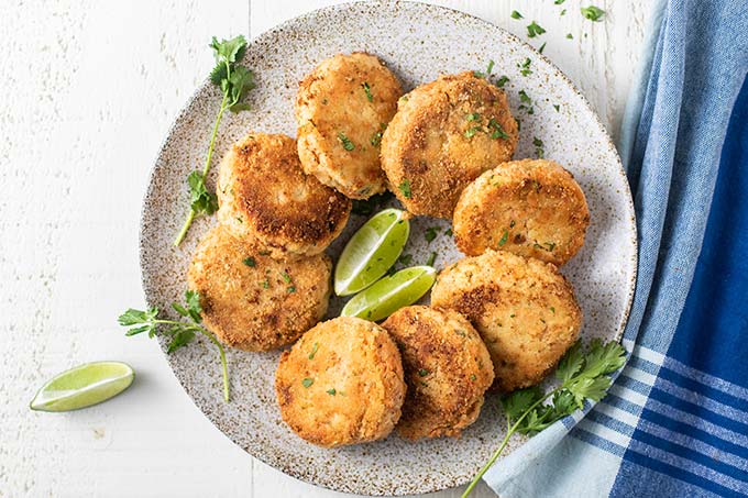salmon patties feature