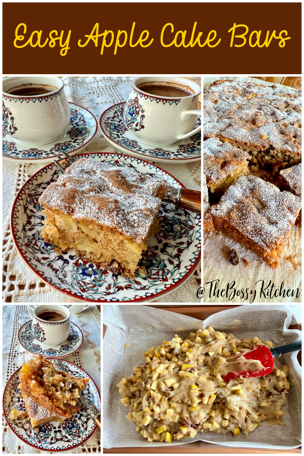 Apple Cake Bars