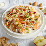 Apple Coleslaw on white surface square photo0