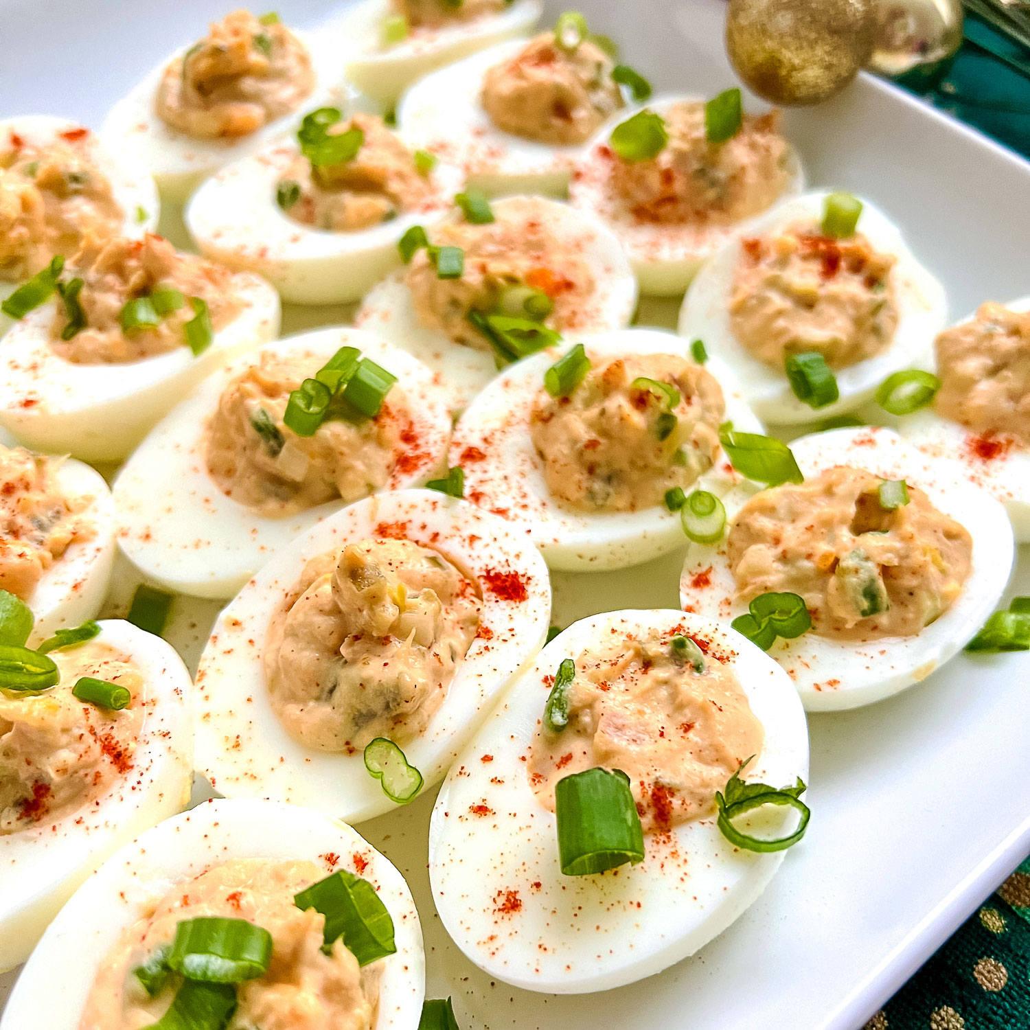 Deviled Ham Stuffed Eggs The Bossy Kitchen