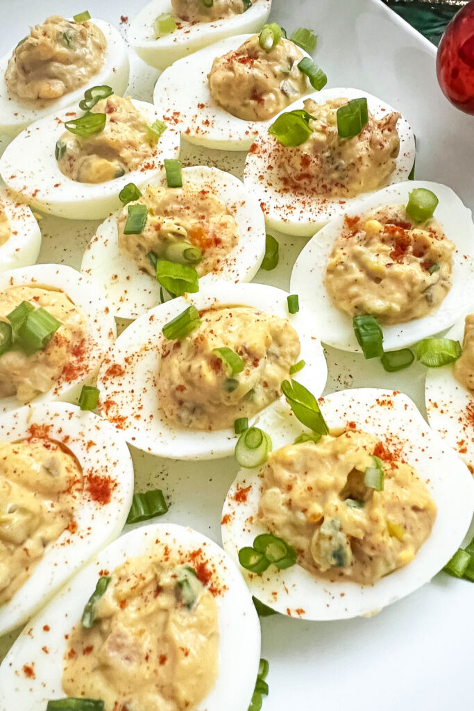 Deviled ham stuffed eggs Pinterest0