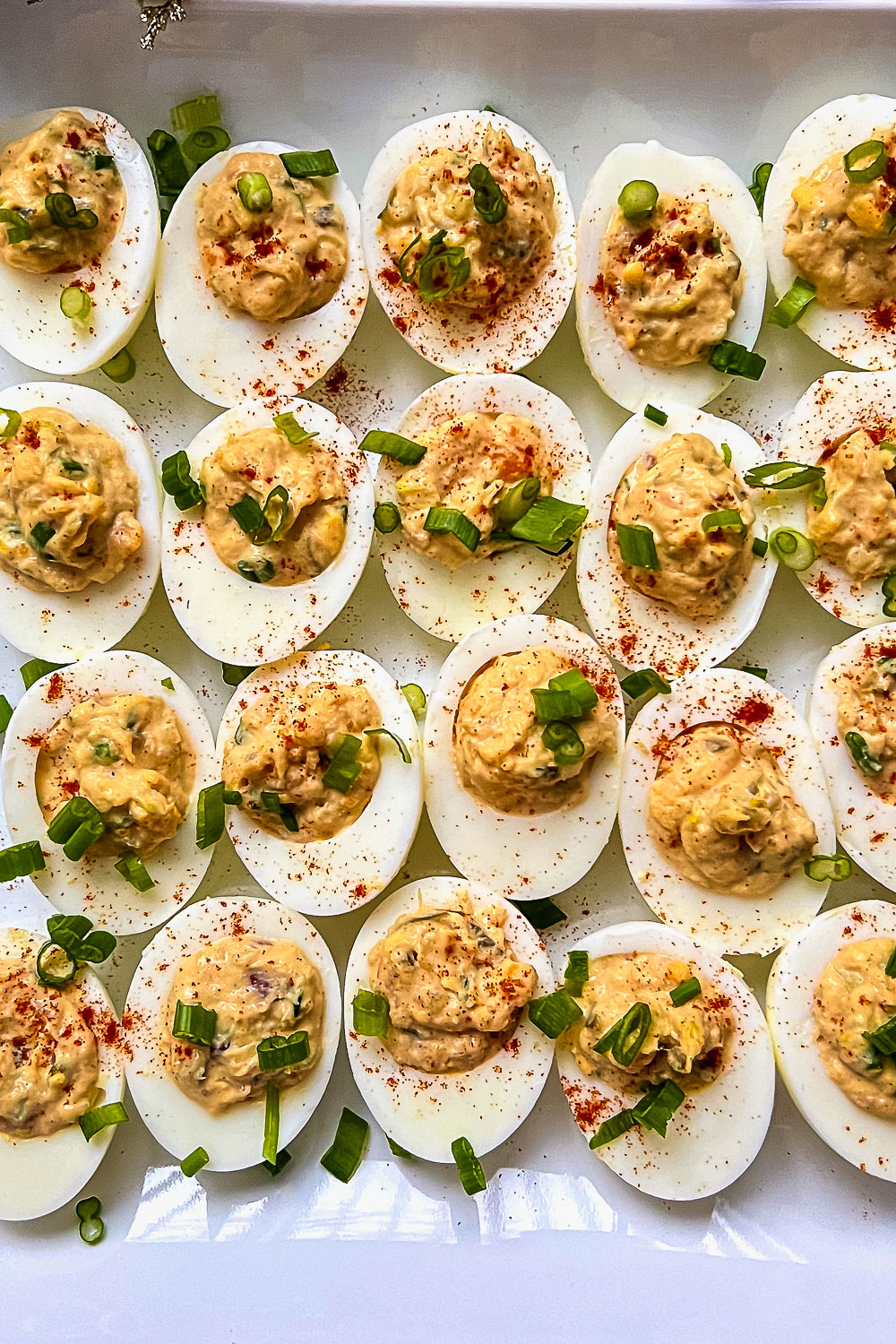 Deviled Ham Stuffed Eggs The Bossy Kitchen