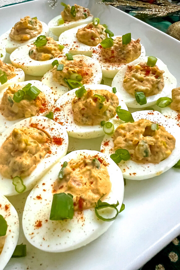 Deviled Ham Stuffed Eggs The Bossy Kitchen