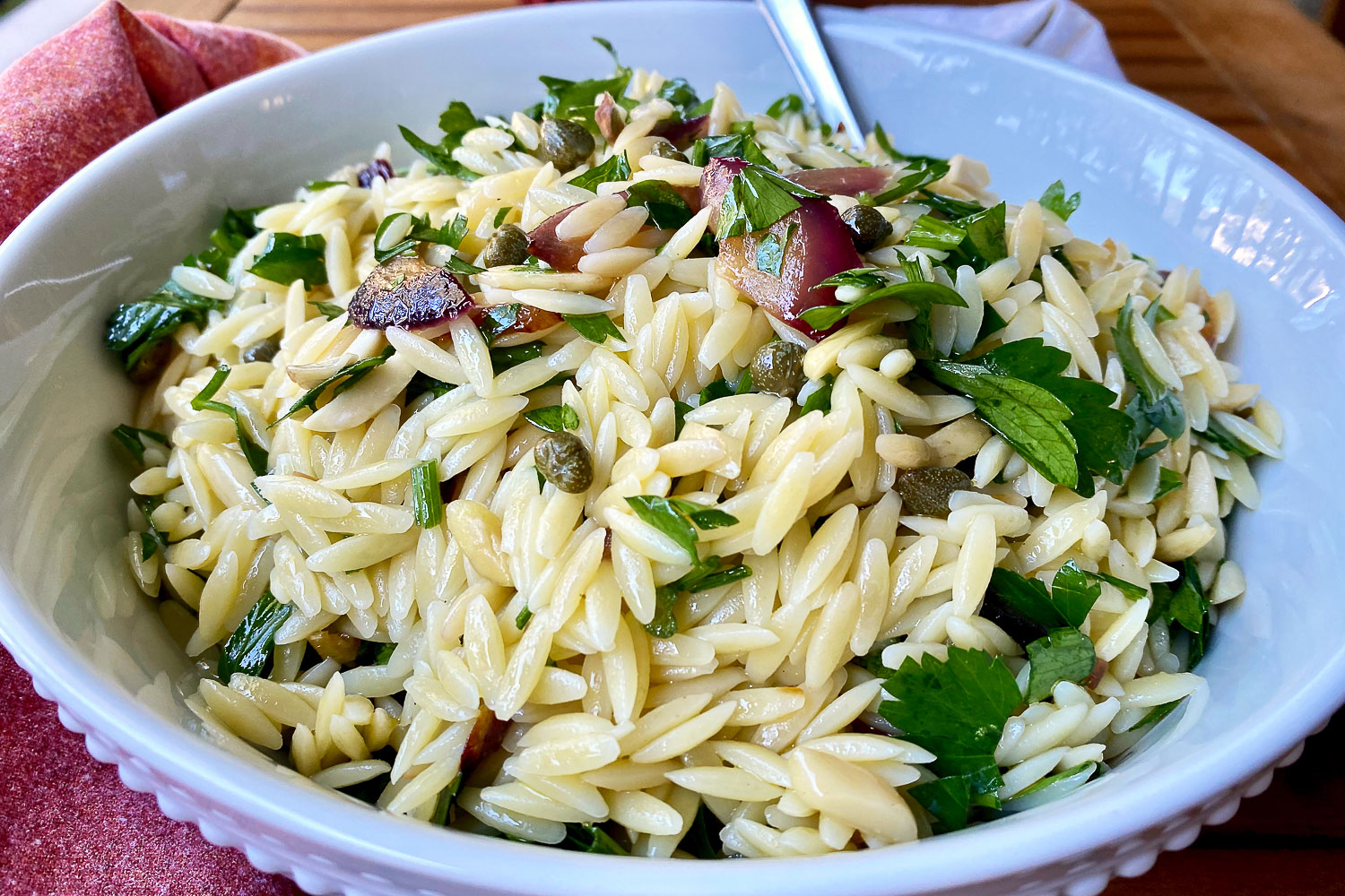 Easy Orzo Pasta Salad The Bossy Kitchen