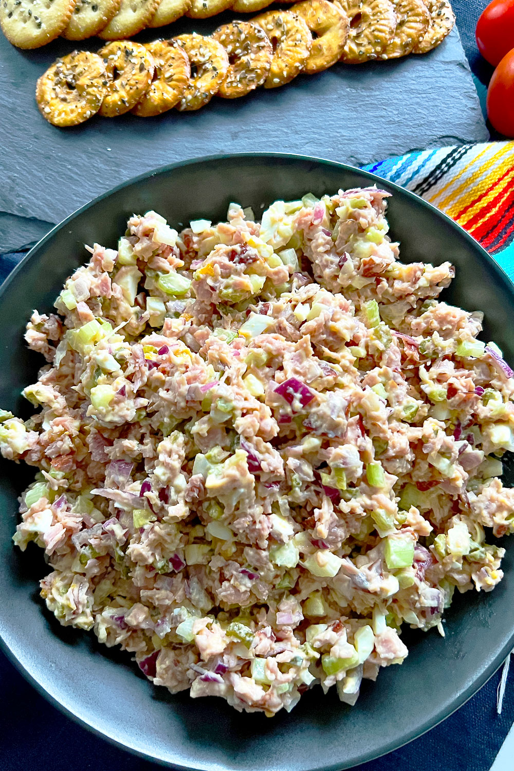 Ham salad in a bowl