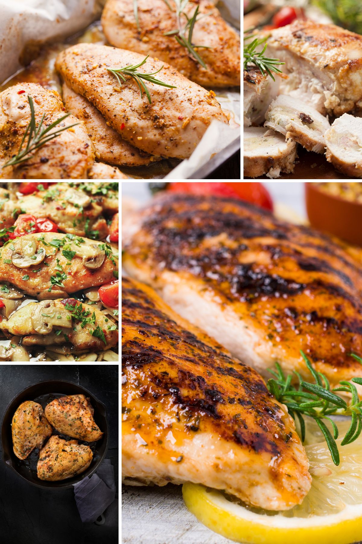 Bone in Chicken Breast Recipes Collage