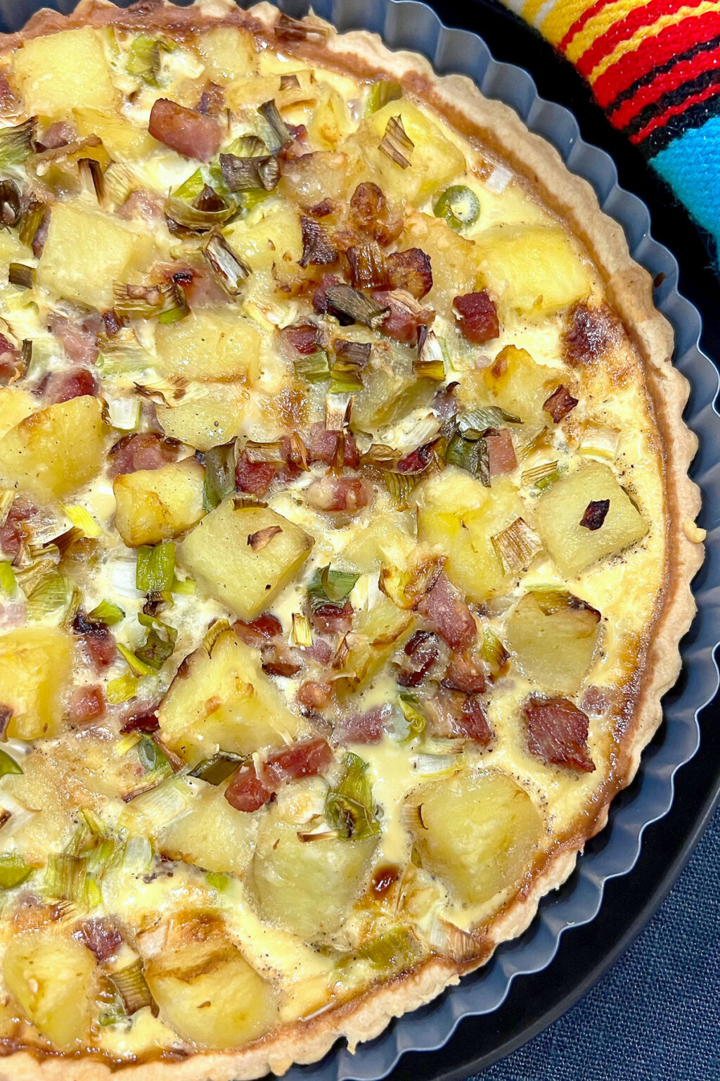Ham And Potato Quiche The Bossy Kitchen