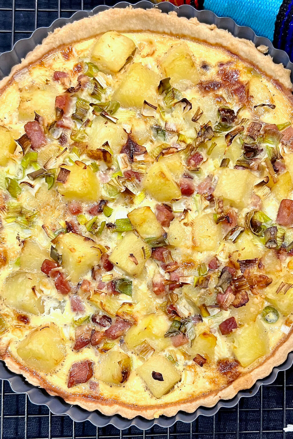 Ham And Potato Quiche The Bossy Kitchen