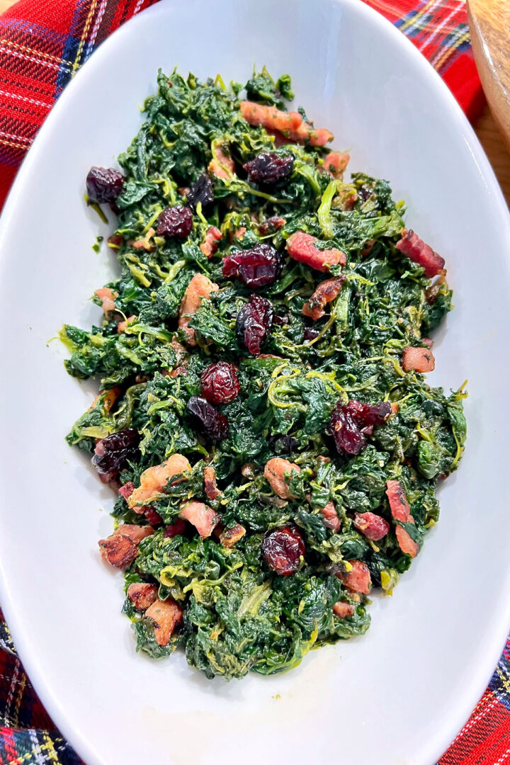 Sautéed Spinach with Bacon Recipe – The Bossy Kitchen