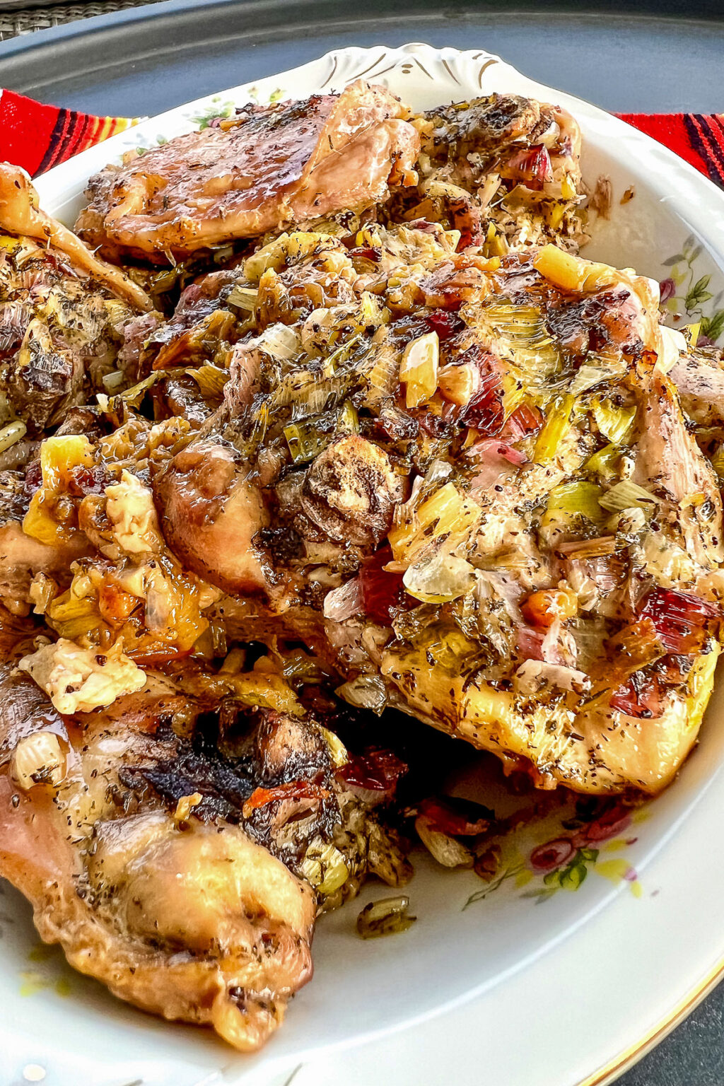 Lemon Thyme Chicken Thighs The Bossy Kitchen