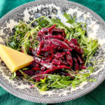 Arugula and roasted beets salad.