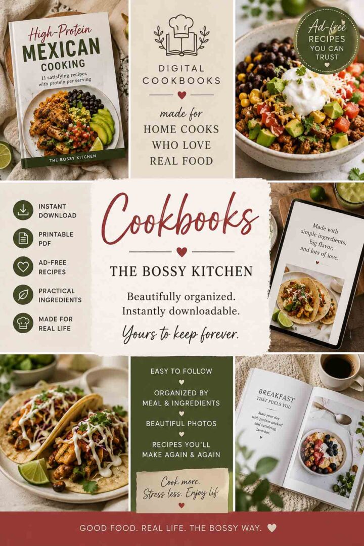 Cookbook Page Pinterest collage.