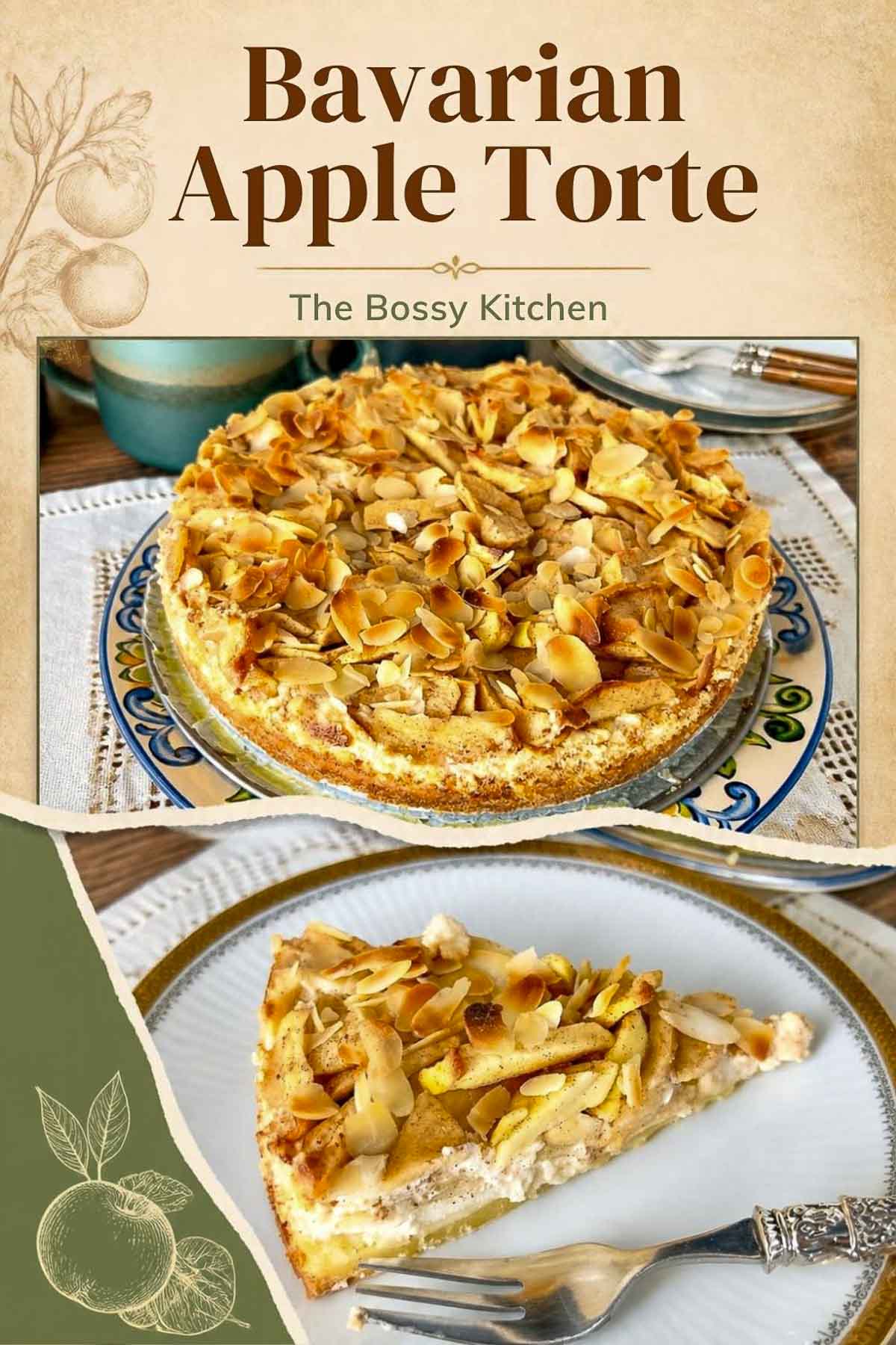 Bavarian Apple Torte Pinterest.